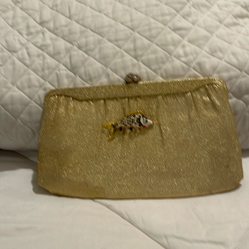 Signature style clutch bag